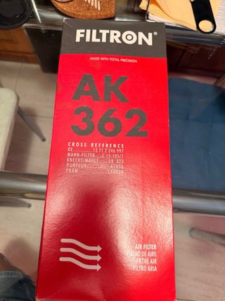 Filtro Aire FILTRON AK 362 Nuevo