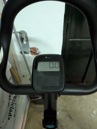 Bicicleta Estática Domyos 04 con funda de sillín