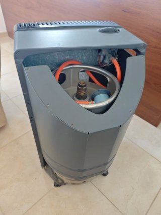 Estufa de Gas Superser Negra Incluye instrucciones