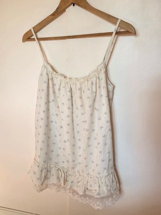 Conjunto boho/vintage top tirantes + blusa