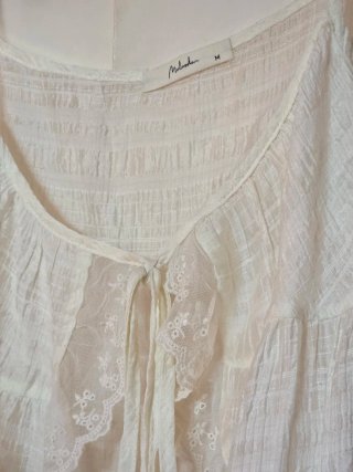 Conjunto boho/vintage top tirantes + blusa