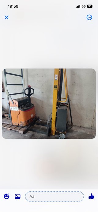 Transpaletas Eléctricas La Steel sin bateria