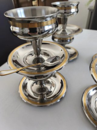 Pack de copas, vasos y cucharas Iber