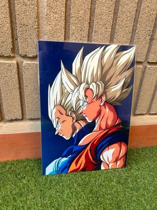 Póster A3 Dragon Ball Z Goku y Vegeta