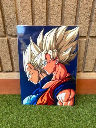 Póster A3 Dragon Ball Z Goku y Vegeta