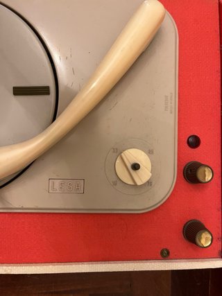 Giradischi vintage ‘60 Zodyna ZD-1 Bianco /Rosso
