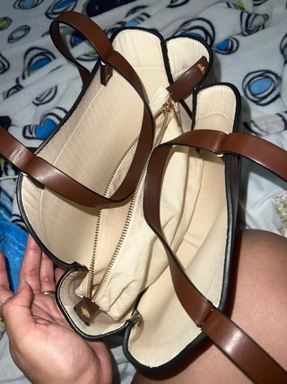 Bolsa de ombro marrom