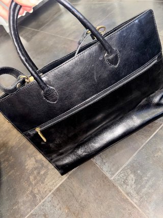 Bolso Mutton Cuero Negro