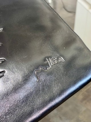 Bolso Mutton Cuero Negro
