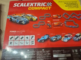 Scalextric Compact Super Champion 4m + 3.6m y 2.3