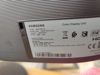 Pantalla Samsung Negra