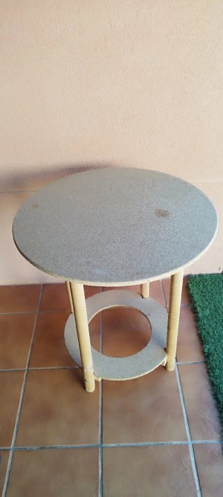 Mesa camilla redonda madera 70x75