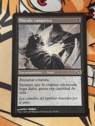 Lote 2 Cartas Magic Vínculo vampírico