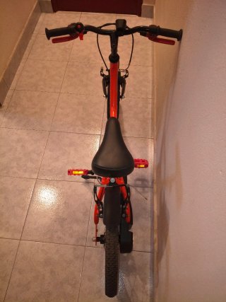 Bicicleta Infantil Robot 500 Naranja