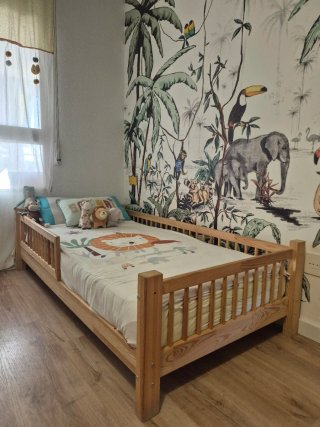 Cama infantil madera con colchón