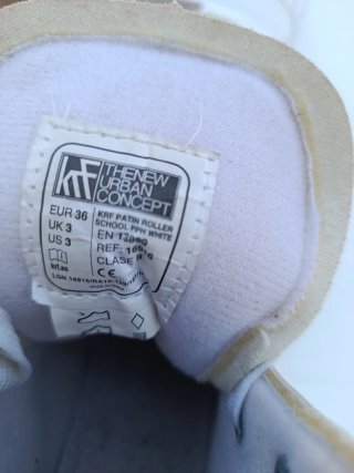 Patines de 4 ruedas blancos