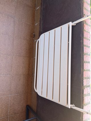 Mesa abatible terraza SKLUM blanca