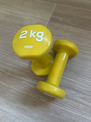 2 Pesas Amarillas Decathlon 2kg