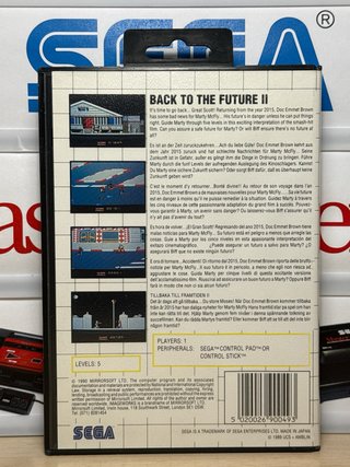 Back to the Future II SEGA Master System