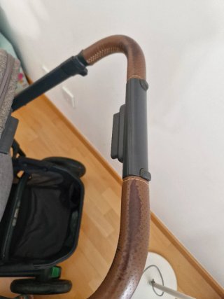 Carro de bebé y capazo gris UPPABABY CRUZ V2