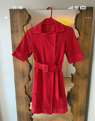 Vestido Pedro del Hierro Rojo Talla M