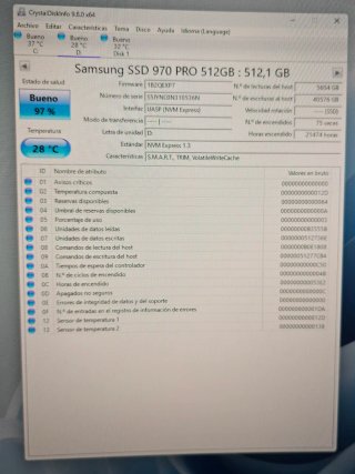 SSD Samsung 970 PRO NVMe M.2 512GB