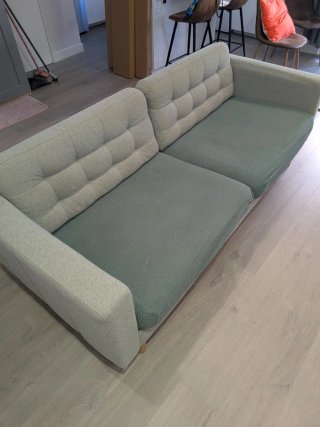 Sofá Ikea Gris Tela