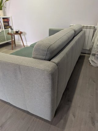 Sofá Ikea Gris Tela