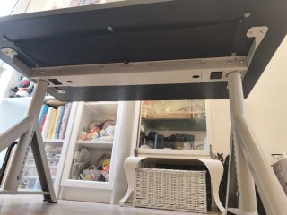 Escritorio Ikea IDÄSEN Negro/Gris IDÅSEN IDASEN