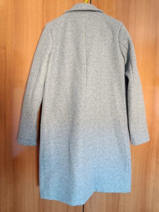 Abrigo Clockhouse gris largo talla S