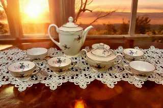 Signorile servizio da caffè bavaria bronzo