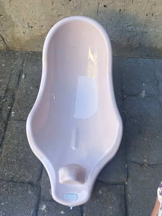 Bañera para bebé Bebejou rosa 0-8 meses