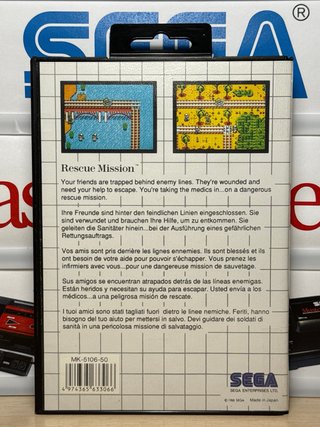 Rescue Mission SEGA Master System