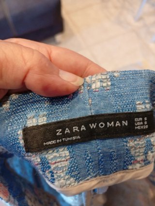 Falda Mini Zara Estampada Flores