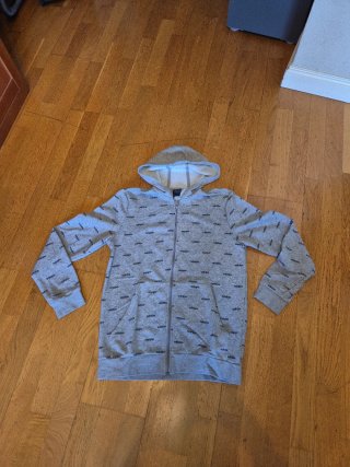 Sudadera Adidas gris niño XL