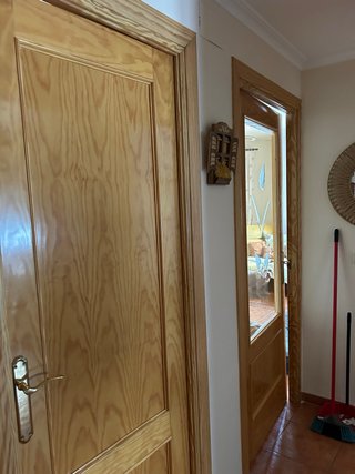 Puertas de madera pino macizas