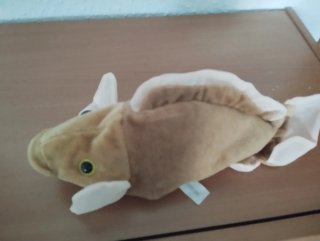 Peluche pesce marrone