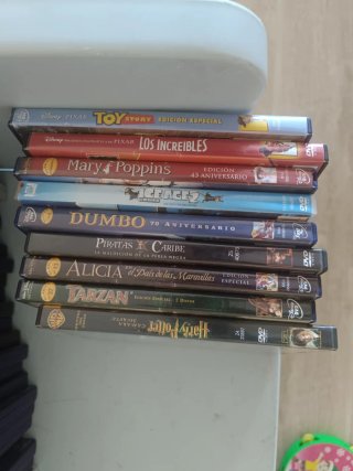 DVD+PELICULAS DISNEY