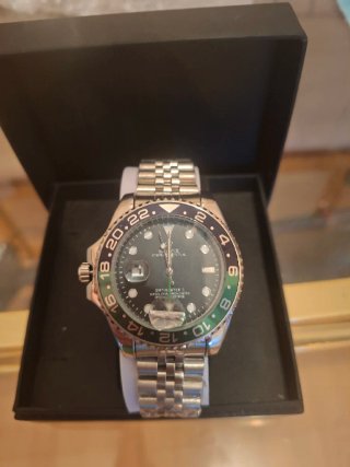 Reloj Negro/Verde