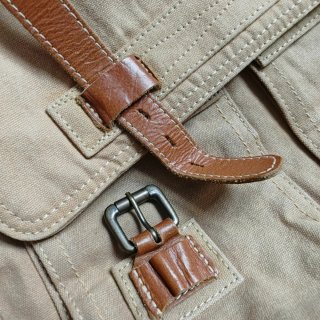 Bolso fotográfico lona y cuero