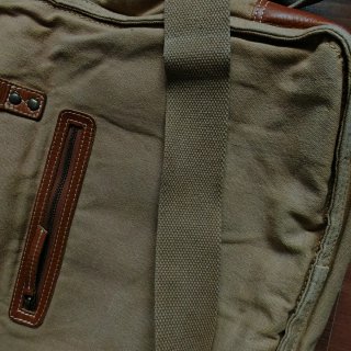 Bolso fotográfico lona y cuero