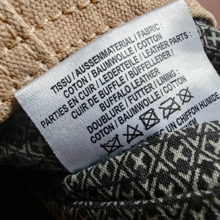 Bolso fotográfico lona y cuero