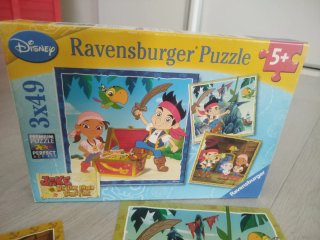 Puzzle Ravensburger Jake y los Piratas 3x49