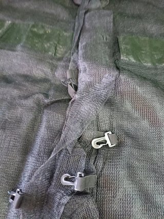 Arebos Cubre borde cama elástica + red 366 cm