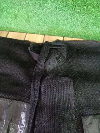 Arebos Cubre borde cama elástica + red 366 cm