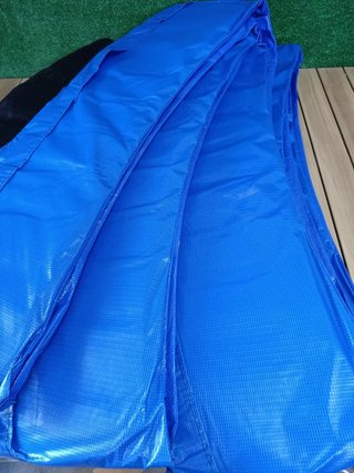 Arebos Cubre borde cama elástica + red 366 cm