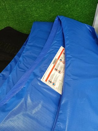 Arebos Cubre borde cama elástica + red 366 cm