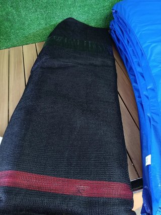 Arebos Cubre borde cama elástica + red 366 cm