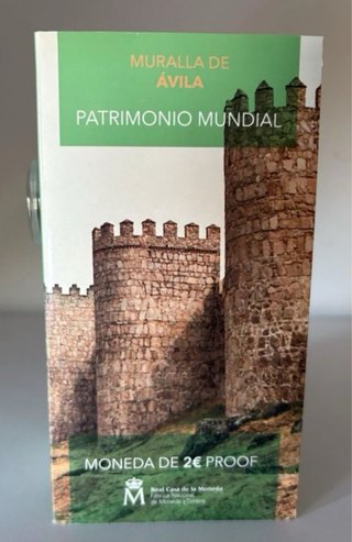 Moneda 2€ Proof España 2019 Muralla Ávila