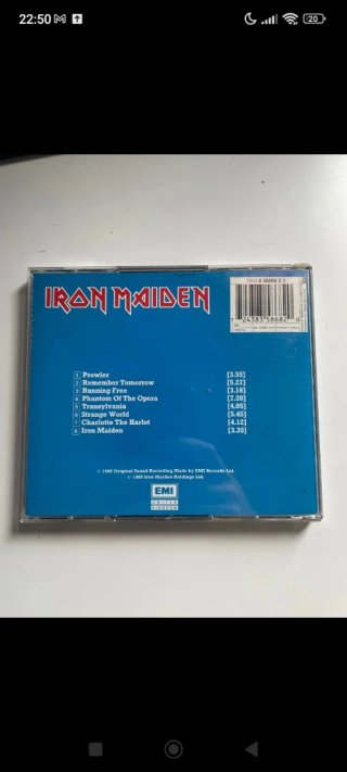 Iron Maiden Original album plus bonus CD